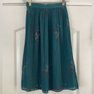Vintage Union Made Clyde Floral Accordion Skirt - 0